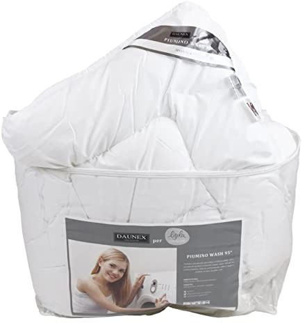 Lisola by Daunex Piumino Matrimoniale, 250 x 200 cm, 100% Piumino Ecologico, in Microfibra, Invernale, Anallergico e Antiacaro, Lavabile in Lavatrice a 95°, soffice, morbido. Modello: Wash Warm