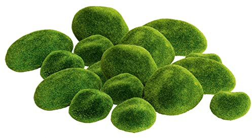 VBS 16er-Pack Moossteine 5-10cm Bastelmoos Natur-Moos Deko-Moos
