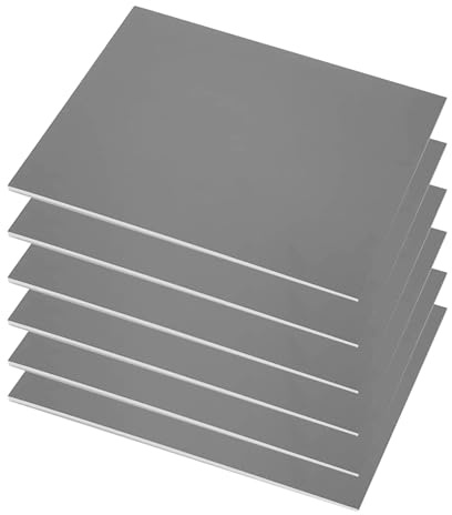 Linoleum Blocks for Printmaking - Printmaking Supplies from Pixiss - Linocut Rubber Stamps (6 Pack) 8x10x1/8 - Stamp Block for Stamp Making Kit - Linoleum Block Printing Kit for Relief Printing