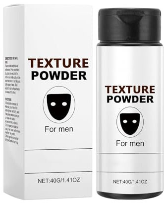 Texturpuder für Männer Mit Natürlichen Inhaltsstoffen - Haarpuder Mit Starkem Halt, Sofort Mehr Textur und Volumen, Leicht Aufzutragen (40G, 1PC)