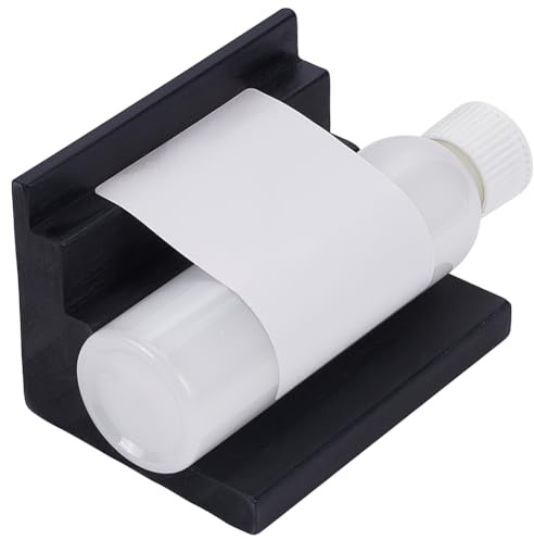 FINGERINSPIRE Etichettatrice per bottiglie 101x70x75mm Bottiglie nere Etichettatrici per bottiglie in legno di pino Etichettatrice per bottiglie in legno Strumenti maghi Etichette Adesivi Strumento