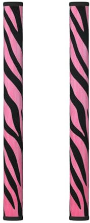 Set di 2 coperture per maniglie del frigorifero con stampa rosa, per elettrodomestici da cucina, proteggono il frigorifero dalle macchie di impronte digitali