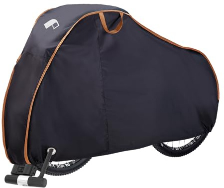 PALON Bicycle Covers Outdoor Storage Waterproof, Bike Cover Outdoor for 1-3 Bikes, Bike Rarp with Lock Holes, Sun and Wind Protection