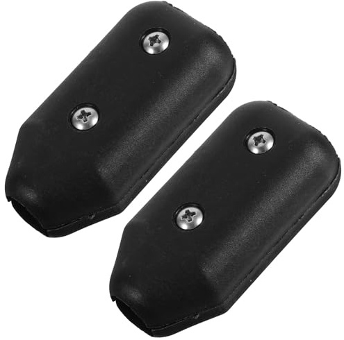 CAXUSD Lot de 2 Clips Câbles Métalliques Robustes pour Corde Nylon 9-10 Mm, Clips de Maintien Résistants aux Intempéries, Connecteurs Réutilisables pour Camping, Randonnée et Usage