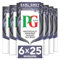 PG Tips Earl Grey Tea Bags, Individually Wrapped, 25 Black Tea Enveloped Bags, With Bergamot Flavour, Refreshing & Flavourful, Bulk Pack of 6 (Total 150 Bags)