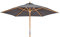 Kai Wiechmann Sonnenschirm 300 cm anthrazit stylisch Windauslass UPF 50