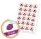 itenga 24x Sticker Aufkleber Pflaume Marmelade Konfitüre Likör Etikett für Einmachgläser Weckgläser