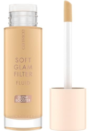 Catrice Soft Glam Filter Fluid Primer Nr. 020 Light-Medium (30ml) | Vårdande, Slät finish, Tonad finish, Ansiktsvätska