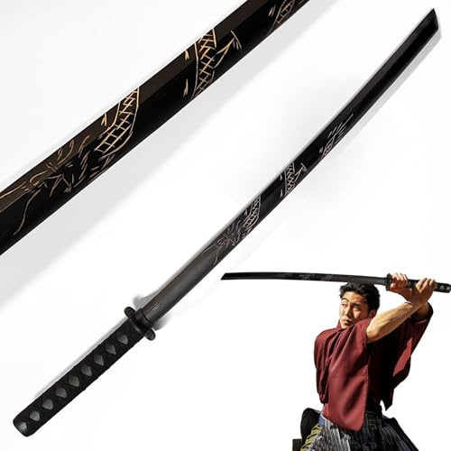 Bokken en Bois, Shinai, Katana Wakizashi Tanto, Accessoires d'armes en Bois pour épée de Kendo, entraînement au Combat à l'épée de Kendo, épée de samouraï, Jeu de rôle Cosplay