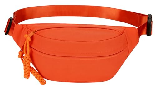 Long Keeper Bauchtasche Gürteltasche für Damen Herren Outdoor Sling Tasche Bauchtasche Crossbody Hüfttasche Groß Handytasche Sport Reisen Fahrrad