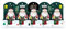 Lindt HELLO Schokolade zu Weihnachten | 50g | Vegane HELLO Mini-Santa Weihnachtsmänner | 5er Pack | stylische Weihnachtsschokolade | Schokoladengeschenk