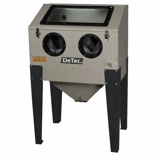 DeTec. Sandstrahlkabine 220 L 4-8 bar 230 V mit Beleuchtung