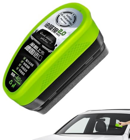 Detergente per pellicola di olio per parabrezza, 120 ml, pellicola di olio per auto, spazzola per la pulizia del film d'olio, spazzola per la pulizia del film 'olio, spazzola per la pulizia