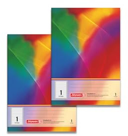 BRUNNEN Schulheft Lineatur 1, liniert, Kontrastlineatur, 1. Klasse, 16 Blatt DIN A4 - Doppelpack