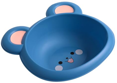 MOTHNUR Minilavabo Multifuncional Para Bebés Dibujos Animados, Plástico Pp Seguro, Color Azul, Gran Capacidad Para Baño y Lavado, Adecuado Para Recién Nacidos y Niños Pequeños, Diseño Apilable