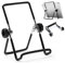 VOVIGGOL Adjustable Tablet Stand Holder, Non-Slip Foldable Holder Cradle Fit for 9-12.9 Tablets, iPad, Samsung and Kindle Fire, Display Stand Picture Frame Stand for Photos (Large Black)
