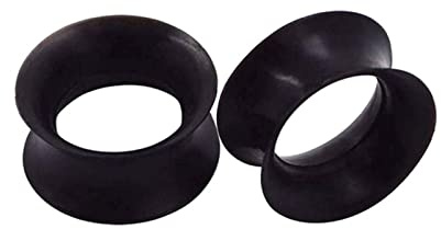 Beydodo Tappi per Orecchio Tutte Le Misure, Tappi per Le Orecchie Silicone 2pcs Orecchino Piercing Donna Forma A Cerchio