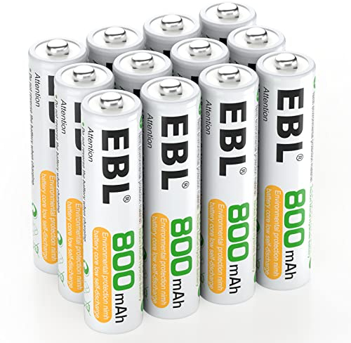 EBL 12 x Pilas Recargables AAA Ni-MH de 1,2V