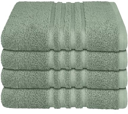 Schiesser Handtuchset Milano - 4-teilig - 50 x 100 cm - Hellgrün