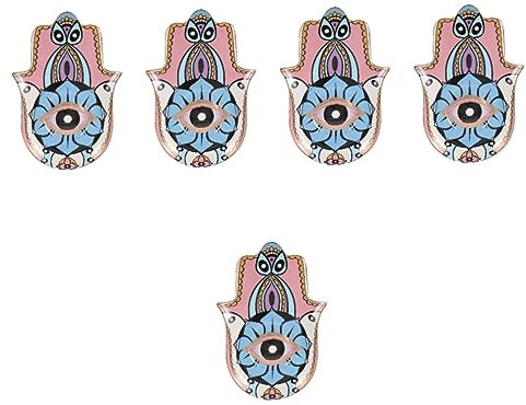 5st Devil Eye Smyckesbricka Hamsa Smyckesbricka Smycken Fatbrickor Estetisk Rumsinredning Rosa Serveringsbricka Mandala Smyckeshållare Rosa Bricka Keramik Barntallrik Tillbehör/346