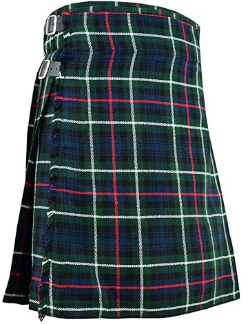 Hamilton Kilts - Kilt de tartán Mackenzie, Vestido Tradicional escocés de tartán de Las Tierras Altas, Atuendo para Boda y Fiesta