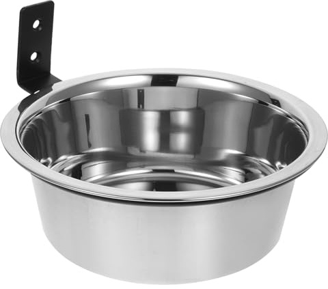 JOINPAYA Bol pour Chien Surélevé en Acier Inoxydable Support Mural, Design Contemporain Facile à Nettoyer et Surface Lisse pour Alimentation Confortable
