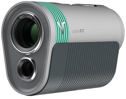 Voice Caddie Laser FIT 2 Golf Rangefinder - Ultra Compact Pocket Size Distance Finder with Slope Integration