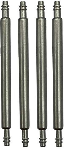 4x Eichmüller Federstege 14 mm Stegbreite Uhrenstifte 1,3 mm Stärke Federstifte Edelstahl