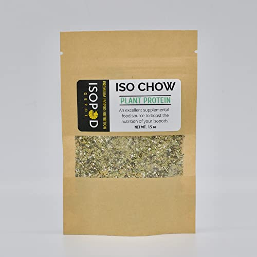 Isopod Depot Iso Chow Plant Protein Blend 1.5 oz - Premium Isopod Food, Isopod Treat, Springtail Food