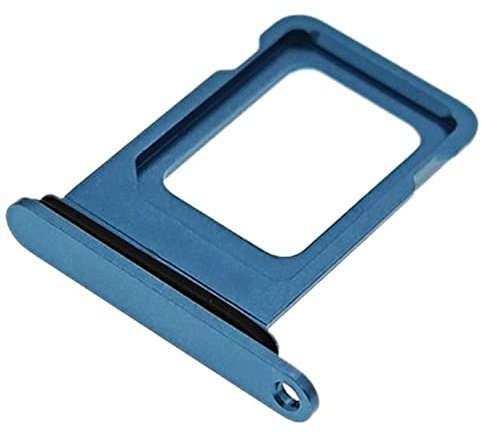 MMOBIEL SIM Kartenhalter Kompatibel mit iPhone 12-6.1 inch - 2020 - SIM Card Tray Schlitten - Inkl. Gummidichtung und SIM Pin - Blau