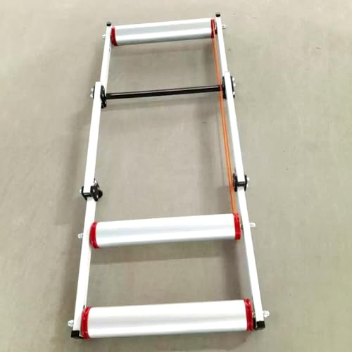 Faltbarer Fahrrad-Rollentrainer, Heimfahrradtrainer für Indoor-Training, Fahrradfahrplattform, Indoor-Aerobic-Ausrüstung für Fitness, tragbarer Fahrrad-Rollentrainer mit geringem G