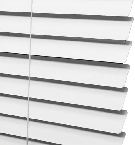 Plisseerollo Verdunklung Sichtschutz Wohnzimmer Anpassbare Seitenzugrollo zum Bohren Sonnenschutz Lichtdurchlässig Lamellenvorhang für Fenster Türen(White,95X160CM)