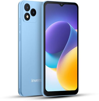 invens Note TK01 Smartphone ohne Vertrag, Dual-SIM 4G Android Günstig Handy, 6,52 HD+ Display, 4250mAh Akku, Octa Core, Gesichtserkennung, 8(4+4)+32GB, 16MP+5MP Kamera, OTG, Blau