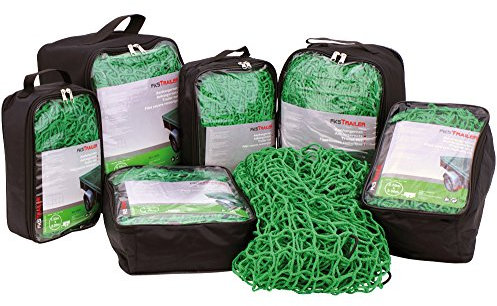 Robustes Anhängernetz zur Ladungssicherung 2x3 m, Netz für Anhänger, PKW, Containernetz, grün, weitere Größen vorhanden
