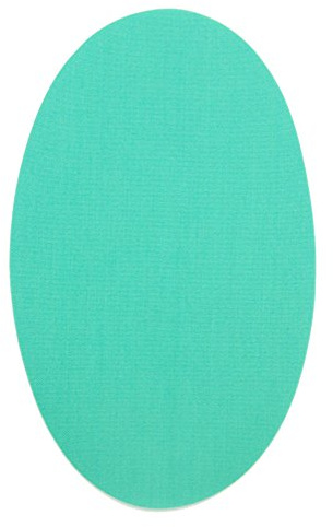 6 Light Green Iron-On Fabric Repair Patches – Knee & Elbow Patches for Clothes, Trousers, Jackets, Sweaters & Shirts, 16 x 10 cm