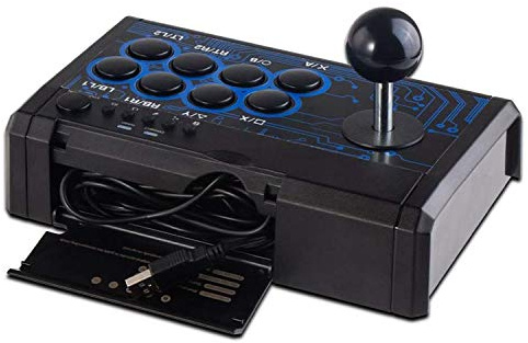 SUNCHI 7 in1 USB Arcade Fight Stick Street Fighting Joystick Gamepad controller for PS3 / PS4 / XBOX ONE/XOBX 360 / PC/Android/Switch