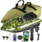 Bilbear 500m Futterboot RC Boot Köderboot Fernbedienung Fischköderboot 1,5kg Laden Doppelmotor Fischfinder mit Sonarsensor Karpfenangeln Angler Geschenke für Männer (Tarnung Boot mit Fischfinder)