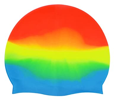 BOBOZHONG Cuffia da Nuoto,Cuffia Piscina in Silicone,Cuffia da Nuoto,Cuffia Piscina Bambini di Sicurezza Morbida e Impermeabile,per Donne,Uomini,Bambini con Capelli Lunghi e Corti (22 * 19cm)