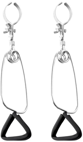 DONGKER 1 Pièces/2 Pièces Reptile Pince Support de Lampe,E27/E26 Pince de Douille de Lampe Réglable pour 5.5~8.5 Ampoules en Céramique Chauffage Lampe Chauffante