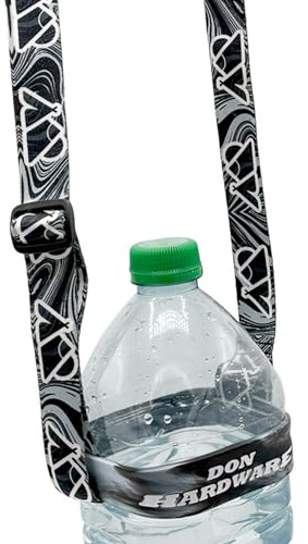 DON HARDWARE portavasos Festival con Correa – Porta Botellas de Agua y Collar Sujeta Vasos para Fiestas, Lanyard Porta Vasos y Funda Botella