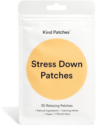 Kind Patches Stress Down Patches for Unisex - 30 Count Patches