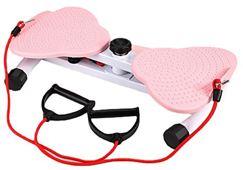 Fafeims Twisting Fitness Tool Tabla de Ejercicios para Abdomen de Pie para Bajar de Peso, Tabla de Fitness en Casa para Entrenamiento de Cintura y Masaje de Pies, 1 de Torsión de Cintura Rosa