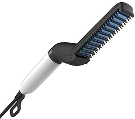 LHKJ BartgläTter Kamm für Männer,BartgläTter für Männer, Multifunktionale HeißE HaarbüRste, Elektrische BartgläTter HaarbüRste,Perfekt für Bart und Haarstyling, Geschenke für MäNner