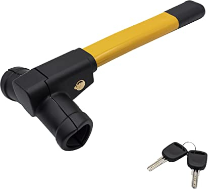 ZEKER Car Steering Lock Universal Fit Maximum Security Steering Wheel Lock for Cars and Vans, Anti-Theft T-Bar Immobiliser to Deter Thieves and Secure Your Vehicle