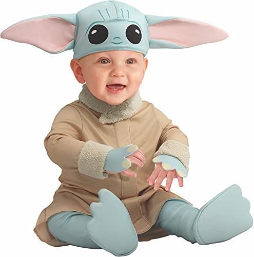 Rubies 702886 Grogu Kleinkinder Kostüm, Mandalorian Baby Yoda Gr. Newborn -Toddler (Toddler)