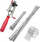 Alpha Rider 20 Stücke Schlauchschellen für Auto/ATV, CV-Gelenkbanding, Boot Achsklemme mit Werkzeug, Verstellbares Schlauch Clips Rohrschellen Schlauchklemmen Sortiment Kit aus Edelstahl