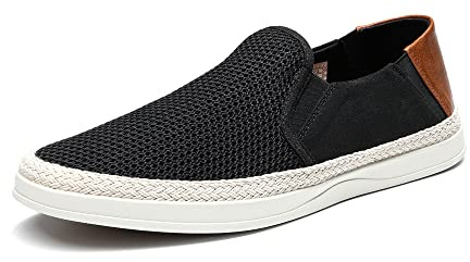 Bruno Marc Zapatillas de Deporte de Moda para Hombre, Zapatos Casuales.,Size 43,Negro,SBFS2301M-E