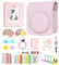 Aisnyho 12 in 1 Accessories Kit for Fujifilm Instax Mini 12 Instant Camera with Camera Case+Photo Album & Frames+DIY Sticker+Selfie Lens+Wall Hanging Frame+Colored Filter (Blossom Pink)