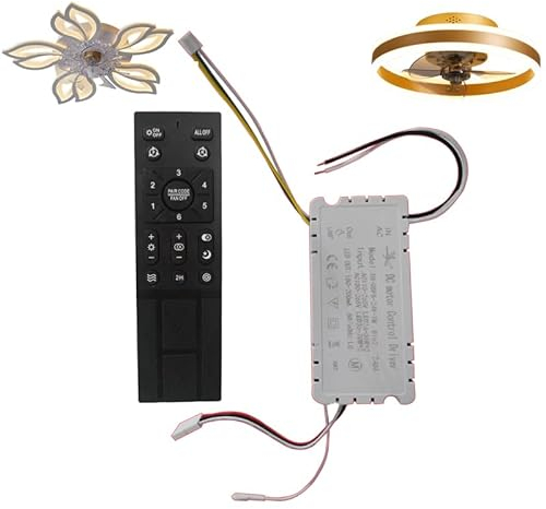 AiPaiTe Vorschaltgeräte und Steuerungen Deckenventilatoren mit Beleuchtung, 48-72 W. Antriebszubehör für Deckenventilatorleuchten in Wohn-, Schlaf- und Esszimmern