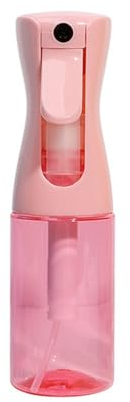 TMAOZW Refillable Spray Bottles Continuous Spray Bottle Suitable for Hair Mister Spray Bottle Hair Spray Bottles For Hairstyling Cleaning Salons(Pink,200ML)